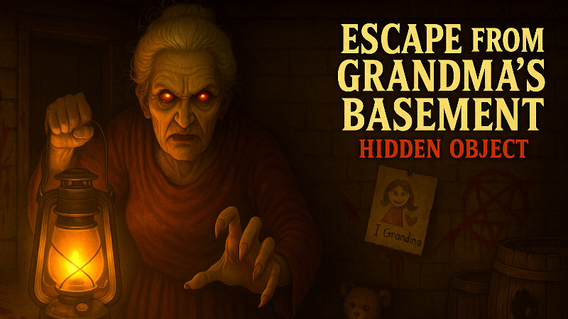 Escape From Grandma’s Basement - Hidden Object screenshot