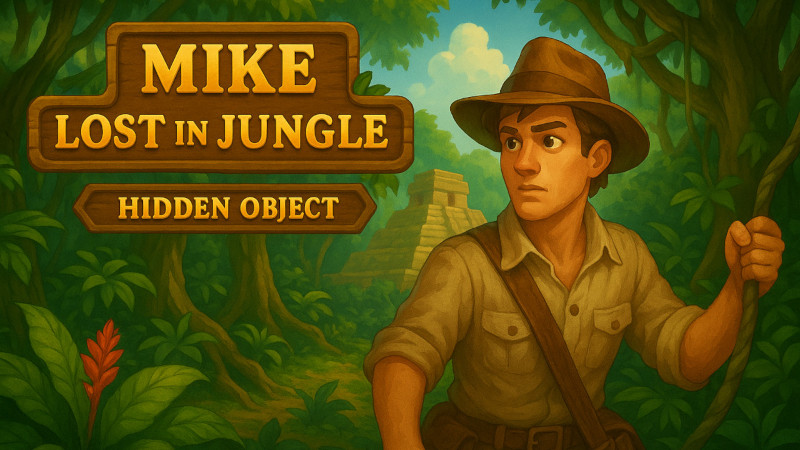 Mike Lost In Jungle - Ukryte Obiekty