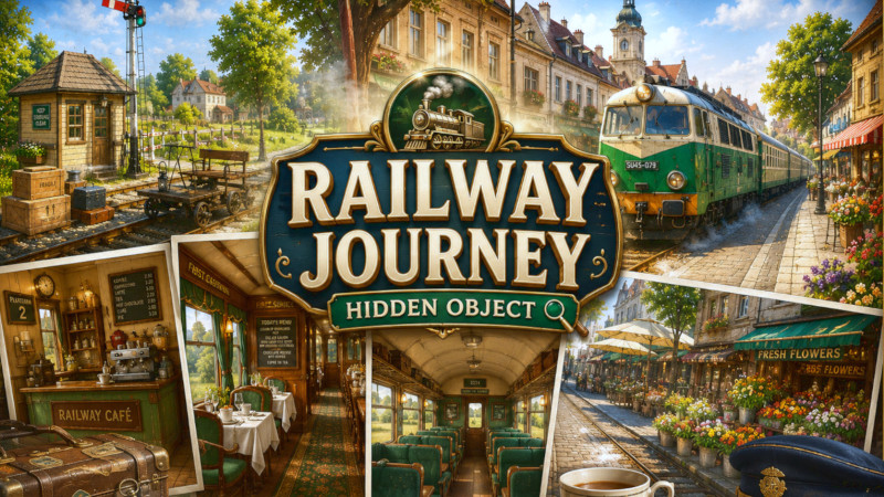 Railway Journey - Hidden Object