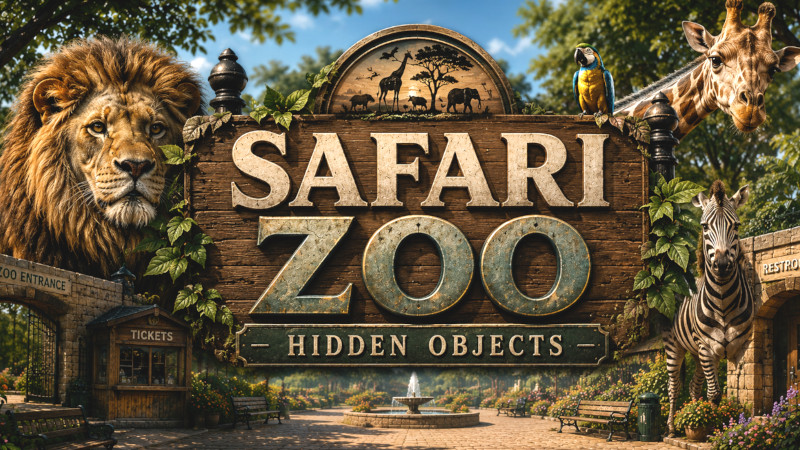 Safari Zoo - Hidden Objects